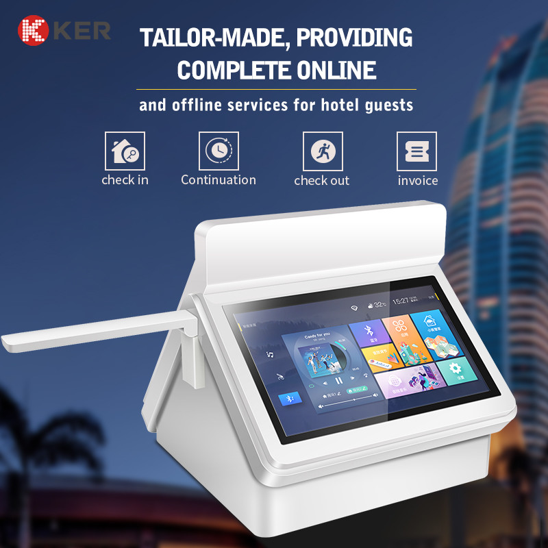 Latest company case about Pc All In One Panel Self-Service Kiosk AD Self Service Check In And Check Out Terminal Multifunction Self Service Terminal