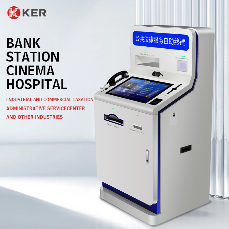 Latest company case about Touchscreen Government Scanning And Printing Kiosk Self Service Report Print Terminal