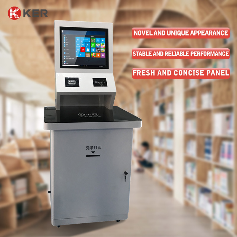 Latest company case about Rfid Reader Book Returning Touchscreen Machine Library Self Service Terminal