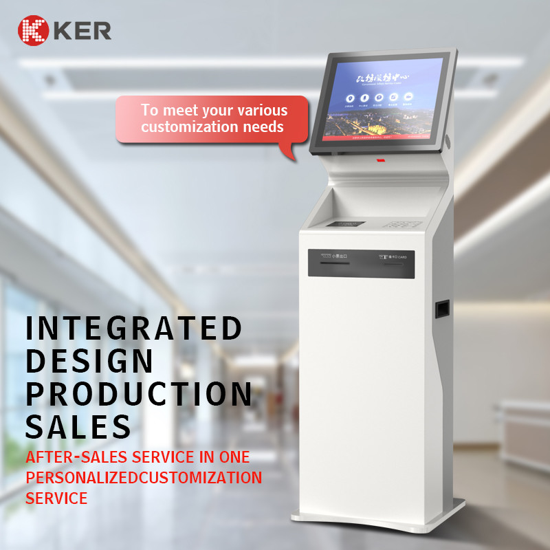 Latest company case about self service kiosk capacitive touch screen floor stand touch screen kiosk WINDOWS 10 system touch screen kiosk