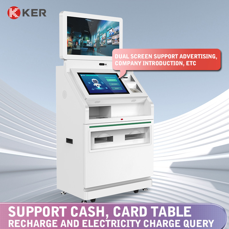 Latest company case about 10 Points Touch Screen Documentation Kiosk a4 Document Self Service Report Print Terminal