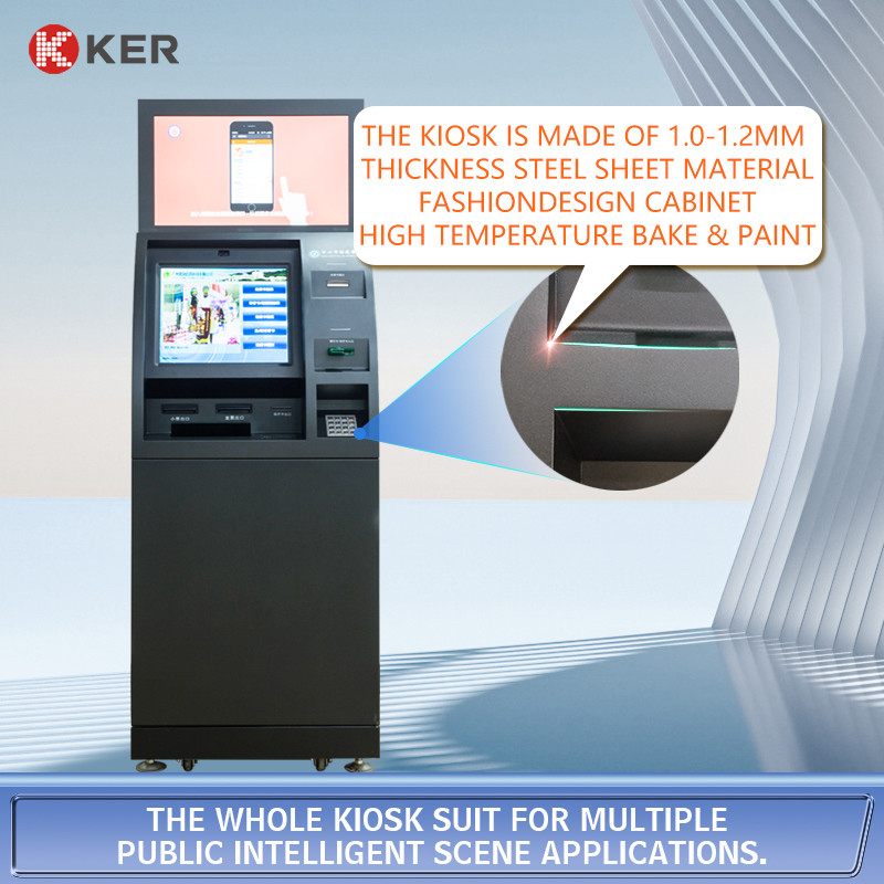 Latest company case about Touch Screen Atm All In One Pc Pos Terminal Multifunction Self Service Kiosk