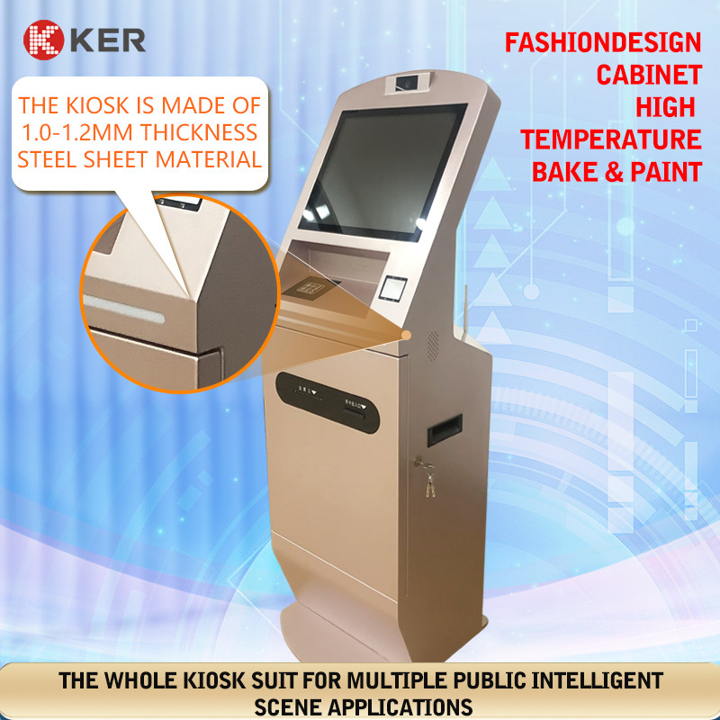 Latest company case about Touch Screen Hotel Terminal Capacitive Self Service Kiosk
