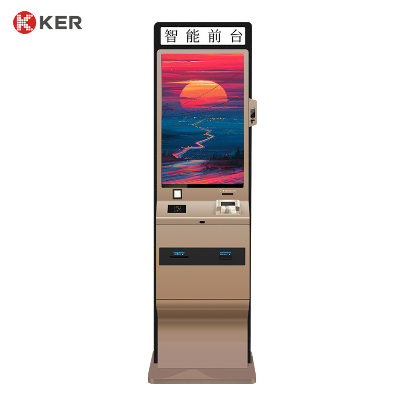 Latest company case about Double Scan Hotel Terminal Multifunction Self Service Kiosk