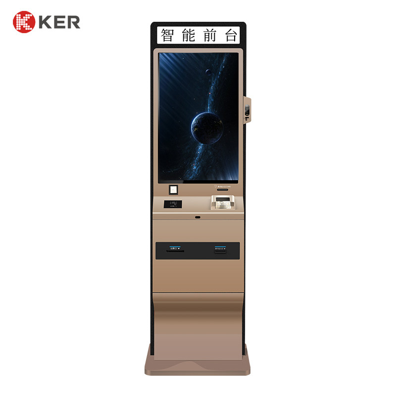 Latest company case about Hot Sale 27 Inch Touch Screen Exchange Hotel Terminal Self Service Kiosk