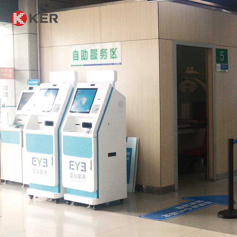 Latest company case about The KER Hospital Self-service Terminal Finally Stationed In Aier Eye Hospital In Chengdu. Quickly Handle Medical Consultations In One Stop.