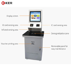 Self Service Queue Kiosk Touch Screen Touch Printing Kiosk, Checkout Terminal Rfid Kiosk For Library