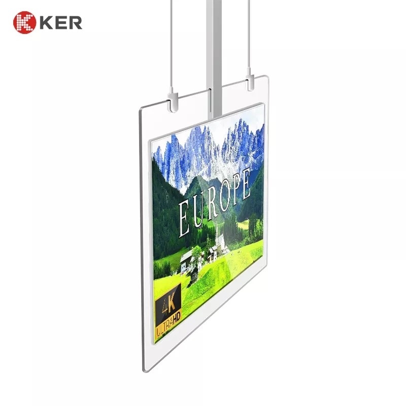 High Quality Portable 32 43 49 55 Inch Double Side Hanging Digital Signage